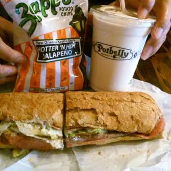 Potbelly - A Big Wreck, chips and Coffee Shake - Sandwiches Near Me - Bolingbrook, Illinois Potbelly - A Big Wreck, chips and Coffee Shake - Sandwiches Near Me - Bolingbrook, Illinois