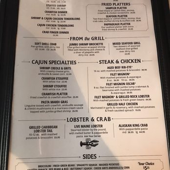 Pappadeaux Seafood Kitchen - The menu - Seafood Near Me - Arlington, Texas