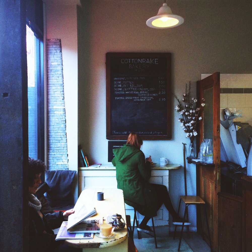 Lovely scene in the cafe