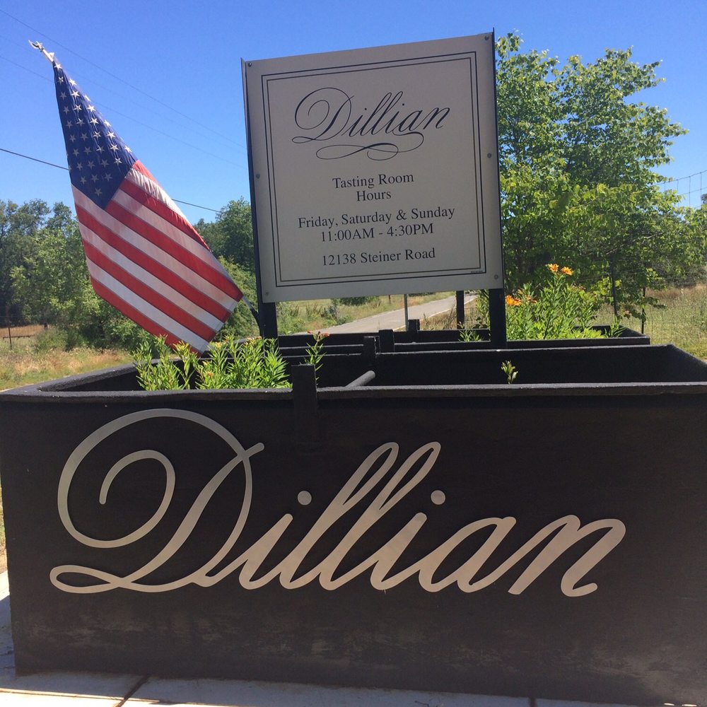 Dillian Wines - The front sign. - Wineries Near Me - Plymouth, California Dillian Wines - The front sign. - Wineries Near Me - Plymouth, California
