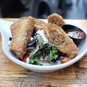 Photo of Mason Jar NYC - New York, NY, United States. Pulled Pork Egg Rolls