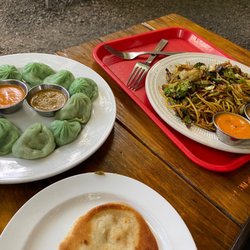 Bridges Nepali Cuisine - Walnut Hills - Vegan Momos, vegan chow mein