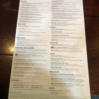 Bahama Breeze - Menu - Bars Near Me - Fort Myers, Florida
