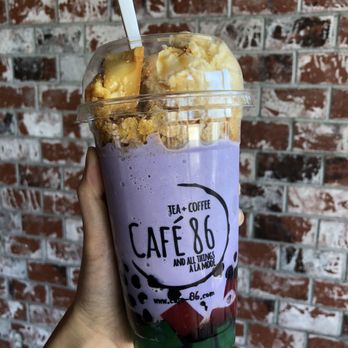 Cafe 86 - upside down halo halo - Desserts Near Me - San Diego, California