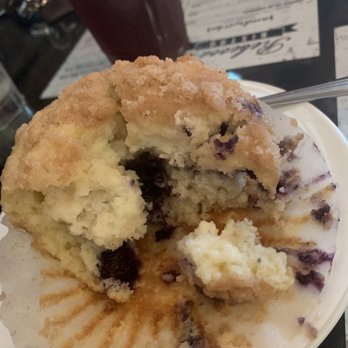 Rebecca's Bistro - Cream cheese filled blueberry muffin - Cafes Near Me - Walnut Creek, Ohio
