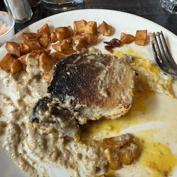 Dirty Oscar's Annex - Burnt biscuits with gravy. The gravy was too peppery - Pubs Near Me - Tacoma, Washington Dirty Oscar's Annex - Burnt biscuits with gravy. The gravy was too peppery - Pubs Near Me - Tacoma, Washington