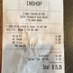 Jimmy John's - New location