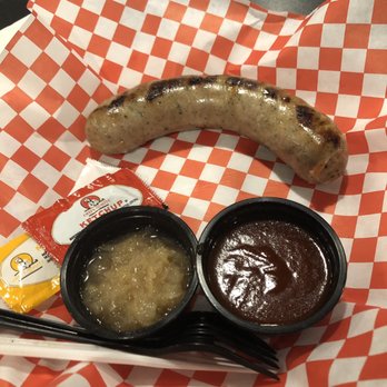 GermanYumTruck - We just asked for the bratwurst with sauerkraut. No bun - German Near Me - Anaheim, California GermanYumTruck - We just asked for the bratwurst with sauerkraut. No bun - German Near Me - Anaheim, California