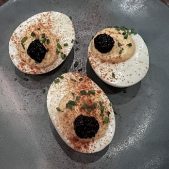 Copper Vine Inn - Cajun caviar deviled eggs - Wine Bars Near Me - New Orleans, Louisiana