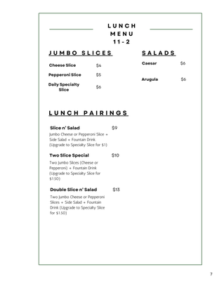 Menu photo 1 Fire Pizza Elizabethton, TN