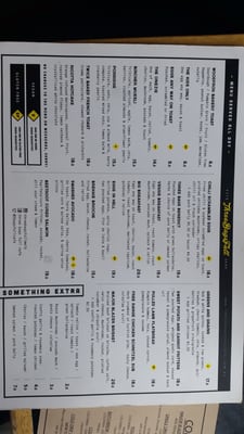 Menu photo 5 Three Bags Full Abbotsford, VIC