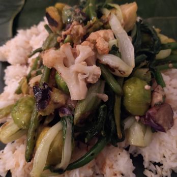 Perla - Pinakbet (fried vegetables) on garlic rice - Filipino Near Me - Philadelphia, Pennsylvania Perla - Pinakbet (fried vegetables) on garlic rice - Filipino Near Me - Philadelphia, Pennsylvania