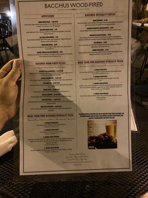 Menu photo 3 Bacchus Troy, NY
