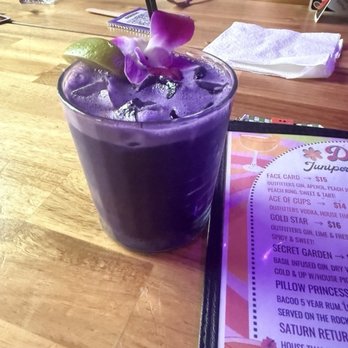 Juniper Botanical Bar - The Pillow Princess. Purple-y Delicious! - Cocktail Bars Near Me - Tacoma, Washington Juniper Botanical Bar - The Pillow Princess. Purple-y Delicious! - Cocktail Bars Near Me - Tacoma, Washington