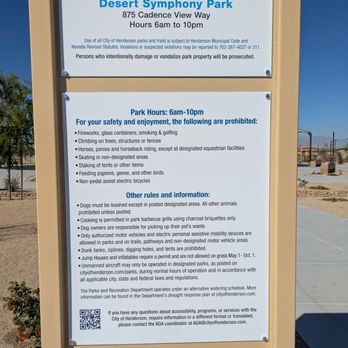 Desert Symphony Park - Park information. - Skate Parks Near Me - Henderson, Nevada