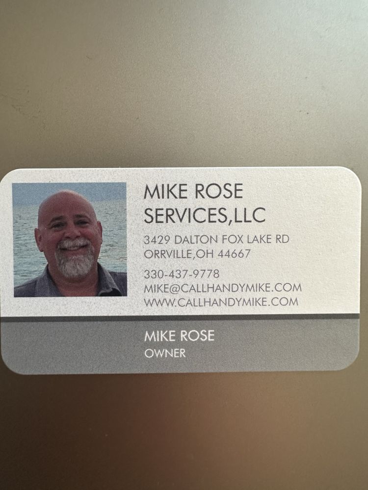 Slide of Mike Rose Services