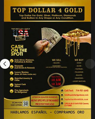 Cash for Gold - High Payout! Cash for Gold - High Payout!