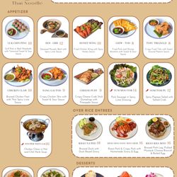 Sen Yai Thai Noodles - Menu
