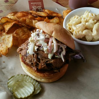 Bill & Tim's Barbecue - Pulled pork with side of mac and cheese - Barbeque Near Me - Eugene, Oregon Bill & Tim's Barbecue - Pulled pork with side of mac and cheese - Barbeque Near Me - Eugene, Oregon