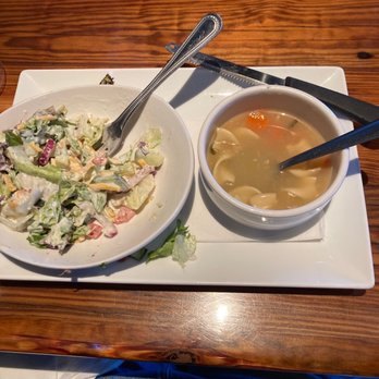 Miller's Ale House - House salad & chicken noodle soup excellent!! - American Near Me - Tampa, Florida Miller's Ale House - House salad & chicken noodle soup excellent!! - American Near Me - Tampa, Florida