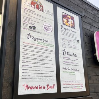 Acaí Alaska - Menu - Juice Bars & Smoothies Near Me - Anchorage, Alaska