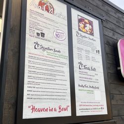 Acaí Alaska - Menu