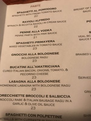 Menu photo 4 Il Violino New York, NY