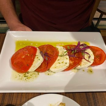Loveria Caffè Taste Of Italy - Caprese Salad- where's the basil?! - Italian Near Me - Colleyville, Texas