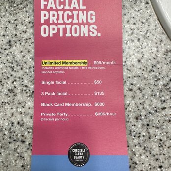 Clean Your Dirty Face - Pricing - Skin Care Near Me - Winter Park, Florida
