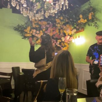 Bloom Botanical Bistro - Shower of bubbles! - New American Near Me - Queens, New York