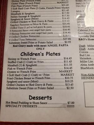 Menu photo 8 R & O Restaurant Metairie, LA Menu photo 8 R & O Restaurant Metairie, LA