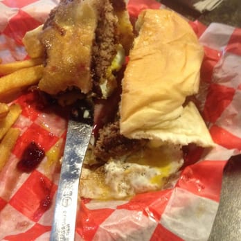 Studio Grill - Canyon Burger. Egg and grape jelly so good!! - American Near Me - Kalamazoo, Michigan