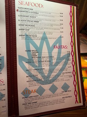 Menu photo 2 Agave Azul Eagle River, WI