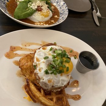 The Dawson - Fried Chicken & Waffles and Huevos Rancheros - American Near Me - Chicago, Illinois The Dawson - Fried Chicken & Waffles and Huevos Rancheros - American Near Me - Chicago, Illinois