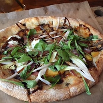 The Farm Table - Prosciutto Peach Pizza - New American Near Me - Bernardston, Massachusetts The Farm Table - Prosciutto Peach Pizza - New American Near Me - Bernardston, Massachusetts