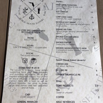 The Local's Eatery - Gastropubs Near Me - Niceville, Florida The Local's Eatery - Gastropubs Near Me - Niceville, Florida
