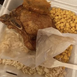Sequoyah's Café - This was fried/baked chicken with corn and rice.