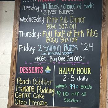 Fox Smokehouse BBQ - Weekly Specials - Barbeque Near Me - Boulder City, Nevada