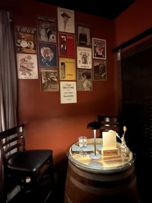 The Bookcase and Barber by null