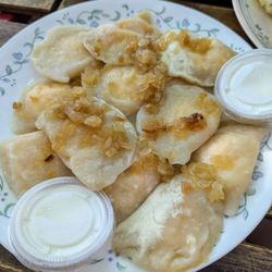 Hastings Snack Bar - Canadian Homemade Pierogies (Cheddar & Bacon)
