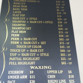 Hair World - Price chart - Hair Salons Near Me - Sacramento, California