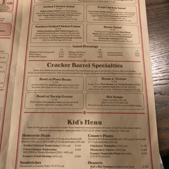 Cracker Barrel - Menu - Southern Near Me - Victorville, California Cracker Barrel - Menu - Southern Near Me - Victorville, California