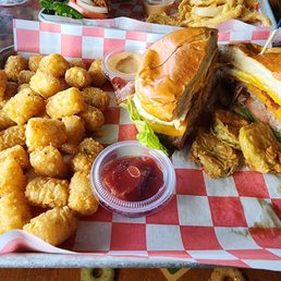 Brunch burger and tots. Ordered medium rare. Received well done Brunch burger and tots. Ordered medium rare. Received well done