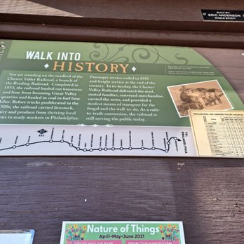 Chester Valley Trail - This trail is former railroad trax. - Hiking Near Me - Berwyn, Pennsylvania