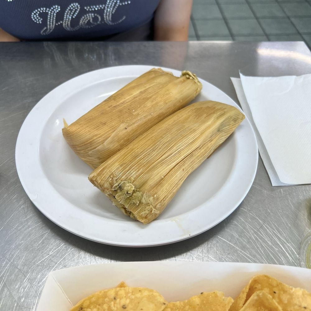 The chicken tamales - they were a little dry, but alright