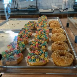 Drover’s Doughnuts - Fruit loop and crumble donuts
