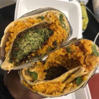Basil Mediterranean Cafe - Falafel Wrap Lunch Special - Sandwiches Near Me - Oklahoma City, Oklahoma
