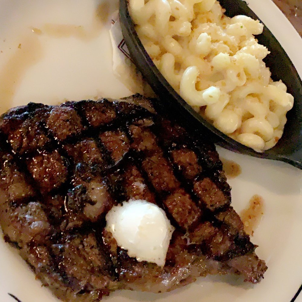 Saltgrass Steak House - Lunch Pat's Ribeye with Mac & Cheese - Steakhouses Near Me - Port Arthur, Texas Saltgrass Steak House - Lunch Pat's Ribeye with Mac & Cheese - Steakhouses Near Me - Port Arthur, Texas