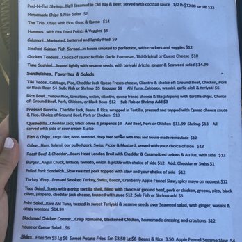 The Tiki Bar - Menu - Tiki Bars Near Me - Gulfport, Florida