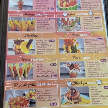 Blinkys Antojitos - menu - Juice Bars & Smoothies Near Me - Newton, North Carolina
